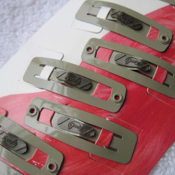 8 Goody Stay Put Slide Proof Hair Snap Clips Secure Hold Fit Black Blonde Silver - Picture 11 of 16